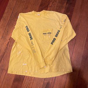 Vintage 1990s Scuba Diving Long Sleeve Shirt